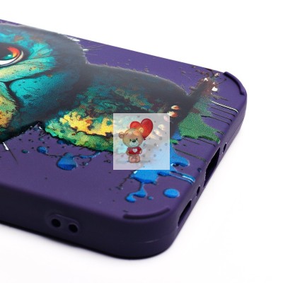 Чехол-накладка для Samsung Galaxy A35 (кот) (фиолетовый) - SC335