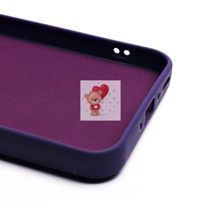 Чехол-накладка для Samsung Galaxy A35 (кот) (фиолетовый) - SC335