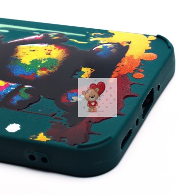 Чехол-накладка для Samsung Galaxy A35 (медведь) (темно-зеленый) - SC335 Чехол-накладка для Samsung Galaxy A35 (медведь) (темно-зеленый) - SC335