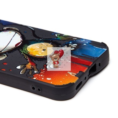 Чехол-накладка для Samsung Galaxy A35 (обезьяна) (черный) - SC335