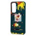 Чехол-накладка для Samsung Galaxy A35 (собака) (темно-зеленый) - SC335