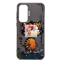 Чехол-накладка для Samsung Galaxy A35 (тигр) (серый) - SC335