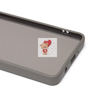 Чехол-накладка для Samsung Galaxy A51 4G (тигр) (серый) - SC335