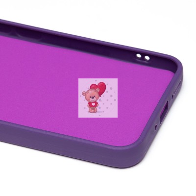 Чехол-накладка для Samsung Galaxy A54 (кот) (фиолетовый) - SC335