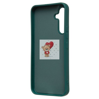 Чехол-накладка для Samsung Galaxy A54 (медведь) (темно-зеленый) - SC335 Чехол-накладка для Samsung Galaxy A54 (медведь) (темно-зеленый) - SC335