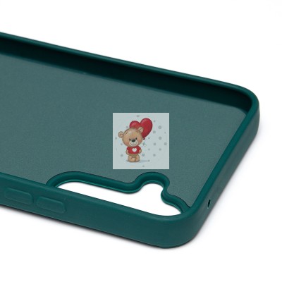 Чехол-накладка для Samsung Galaxy A54 (медведь) (темно-зеленый) - SC335 Чехол-накладка для Samsung Galaxy A54 (медведь) (темно-зеленый) - SC335