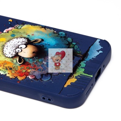 Чехол-накладка для Samsung Galaxy A54 (овечка) (темно-синий) - SC335 Чехол-накладка для Samsung Galaxy A54 (овечка) (темно-синий) - SC335