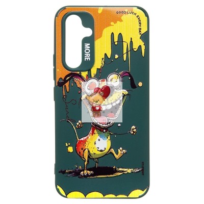 Чехол-накладка для Samsung Galaxy A54 (собака) (темно-зеленый) - SC335 Чехол-накладка для Samsung Galaxy A54 (собака) (темно-зеленый) - SC335