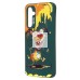 Чехол-накладка для Samsung Galaxy A54 (собака) (темно-зеленый) - SC335