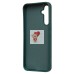 Чехол-накладка для Samsung Galaxy A54 (собака) (темно-зеленый) - SC335
