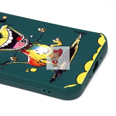 Чехол-накладка для Samsung Galaxy A54 (собака) (темно-зеленый) - SC335