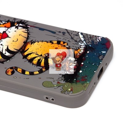 Чехол-накладка для Samsung Galaxy A54 (тигр) (серый) - SC335