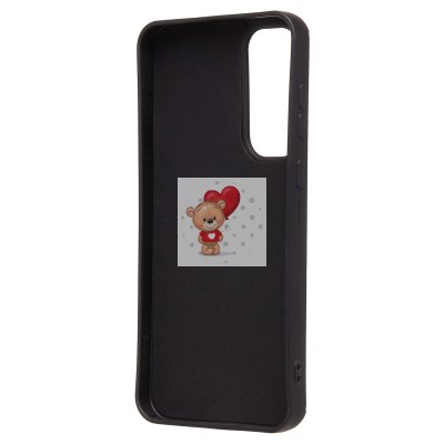 Чехол-накладка для Samsung Galaxy A55 (обезьяна) (черный) - SC335