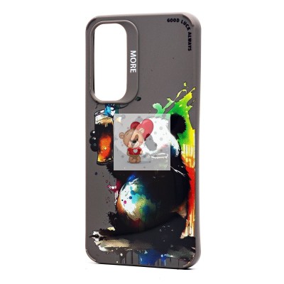 Чехол-накладка для Samsung Galaxy A55 (панда) (серый) - SC335