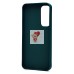Чехол-накладка для Samsung Galaxy A55 (собака) (темно-зеленый) - SC335