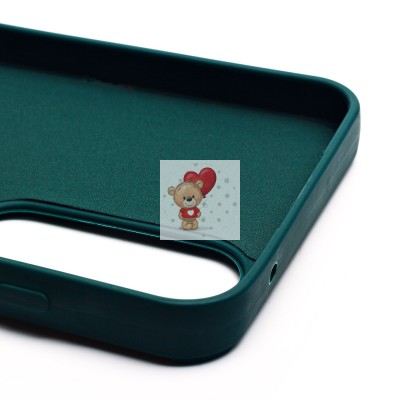 Чехол-накладка для Samsung Galaxy A55 (собака) (темно-зеленый) - SC335