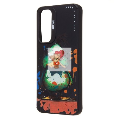 Чехол-накладка для Samsung Galaxy A55 (утка) (черный) - SC335