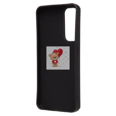 Чехол-накладка для Samsung Galaxy A55 (черный кот) (черный) - SC335