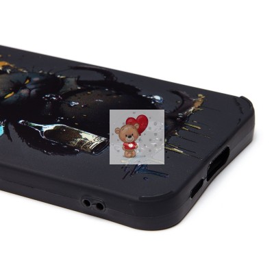 Чехол-накладка для Samsung Galaxy A55 (черный кот) (черный) - SC335