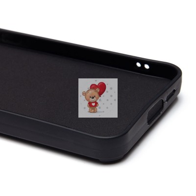 Чехол-накладка для Samsung Galaxy A55 (черный кот) (черный) - SC335