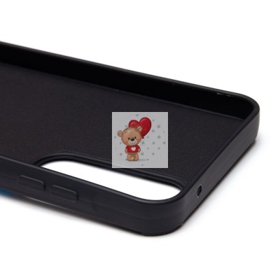 Чехол-накладка для Samsung Galaxy A55 (черный кот) (черный) - SC335