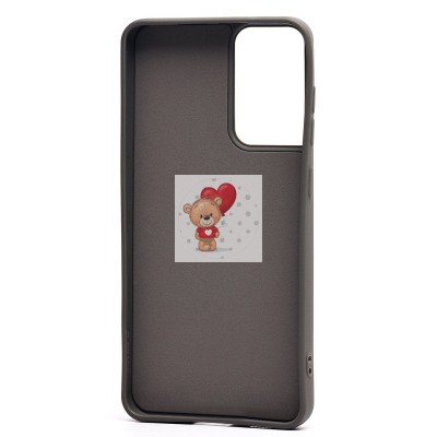 Чехол-накладка для Samsung Galaxy S21FE (панда) (серый) - SC335