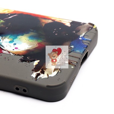 Чехол-накладка для Samsung Galaxy S21FE (панда) (серый) - SC335