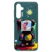 Чехол-накладка для Samsung Galaxy S23 FE (медведь) (темно-зеленый) - SC335
