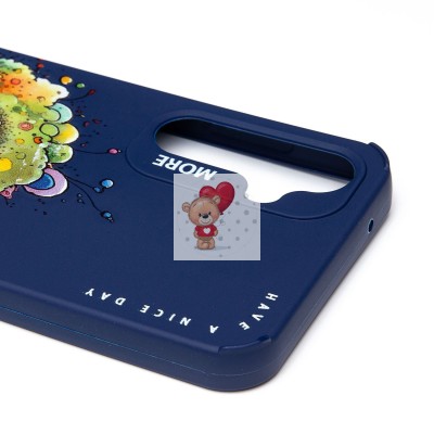 Чехол-накладка для Samsung Galaxy S23 FE (овечка) (темно-синий) - SC335 Чехол-накладка для Samsung Galaxy S23 FE (овечка) (темно-синий) - SC335