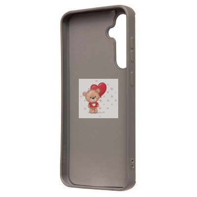 Чехол-накладка для Samsung Galaxy S23 FE (тигр) (серый) - SC335