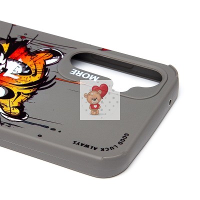 Чехол-накладка для Samsung Galaxy S23 FE (тигр) (серый) - SC335