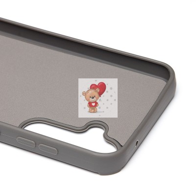 Чехол-накладка для Samsung Galaxy S23 FE (тигр) (серый) - SC335