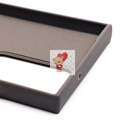 Чехол-накладка для Samsung Galaxy S23 Ultra (тигр) (серый) - SC335