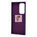 Чехол-накладка для Samsung Galaxy S24 Ultra (кот) (фиолетовый) - SC335 Чехол-накладка для Samsung Galaxy S24 Ultra (кот) (фиолетовый) - SC335