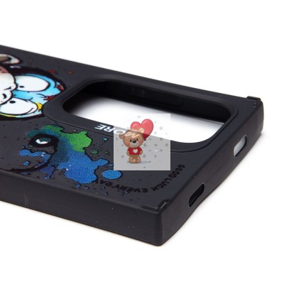 Чехол-накладка для Samsung Galaxy S24 Ultra (обезьяна) (черный) - SC335