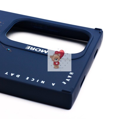 Чехол-накладка для Samsung Galaxy S24 Ultra (овечка) (темно-синий) - SC335