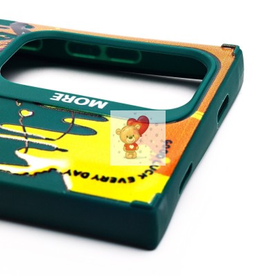 Чехол-накладка для Samsung Galaxy S24 Ultra (собака) (темно-зеленый) - SC335