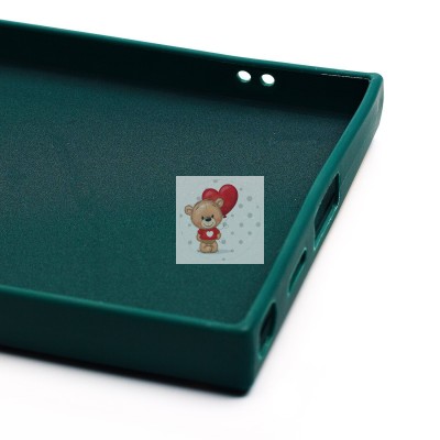 Чехол-накладка для Samsung Galaxy S24 Ultra (собака) (темно-зеленый) - SC335