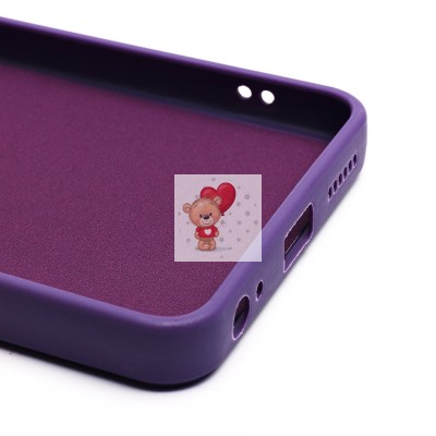 Чехол-накладка для Tecno Pop 8 (кот) (фиолетовый) - SC335 Чехол-накладка для Tecno Pop 8 (кот) (фиолетовый) - SC335