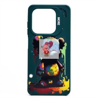 Чехол-накладка для Tecno Pop 8 (медведь) (темно-зеленый) - SC335 Чехол-накладка для Tecno Pop 8 (медведь) (темно-зеленый) - SC335