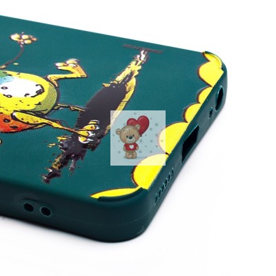 Чехол-накладка для Tecno Pop 8 (собака) (темно-зеленый) - SC335