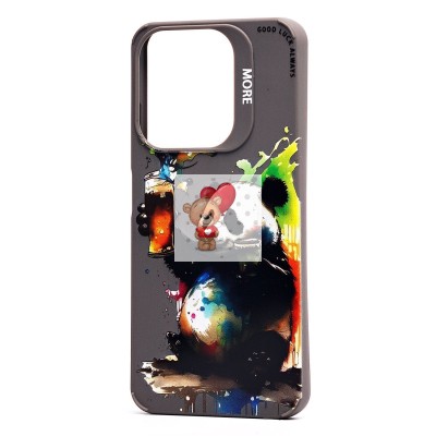 Чехол-накладка для Tecno Spark 10C (панда) (серый) - SC335 Чехол-накладка для Tecno Spark 10C (панда) (серый) - SC335