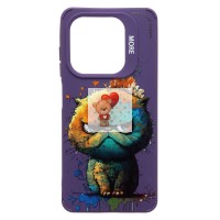 Чехол-накладка для Tecno Spark 20C (кот) (фиолетовый) - SC335