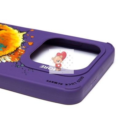 Чехол-накладка для Tecno Spark 20C (кот) (фиолетовый) - SC335