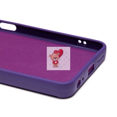 Чехол-накладка для Tecno Spark 20C (кот) (фиолетовый) - SC335