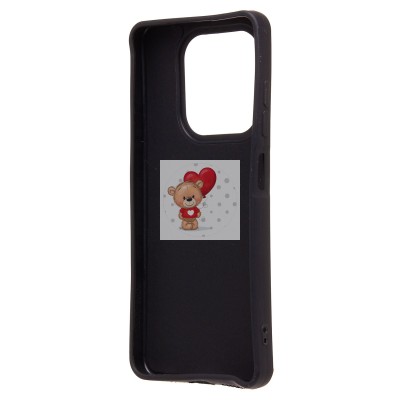 Чехол-накладка для Tecno Spark 20C (обезьяна) (черный) - SC335