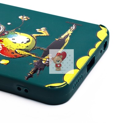 Чехол-накладка для Tecno Spark 20C (собака) (темно-зеленый) - SC335