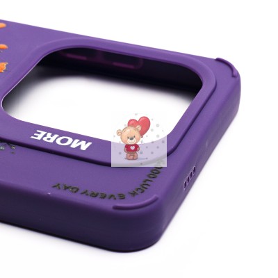 Чехол-накладка для Tecno Spark 20C (кот) (фиолетовый) - SC335