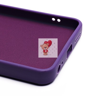 Чехол-накладка для Tecno Spark 20C (кот) (фиолетовый) - SC335