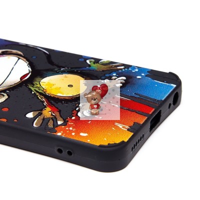 Чехол-накладка для Tecno Spark 20C (обезьяна) (черный) - SC335